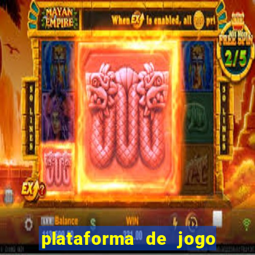 plataforma de jogo nova pagando